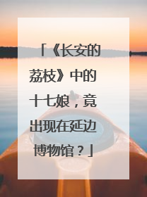 《长安的荔枝》中的十七娘，竟出现在延边博物馆？