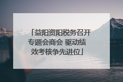 益阳资阳税务召开专题会商会 驱动绩效考核争先进位