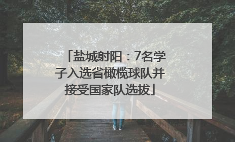 盐城射阳：7名学子入选省橄榄球队并接受国家队选拔