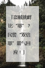 盗贼挑衅比“耶”？民警“双倍耶”霸气回应！