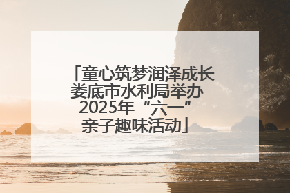 童心筑梦润泽成长 娄底市水利局举办2025年“六一”亲子趣味活动