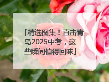 精选图集！直击青岛2025中考，这些瞬间值得回味
