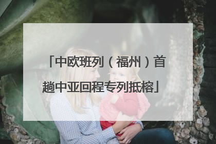 中欧班列（福州）首趟中亚回程专列抵榕