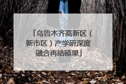 乌鲁木齐高新区（新市区）产学研深度融合再结硕果