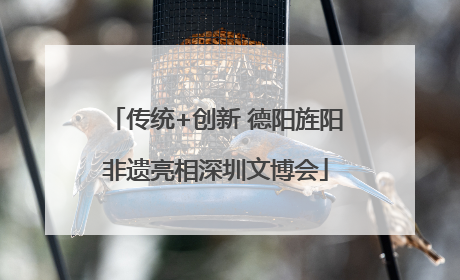 传统+创新 德阳旌阳非遗亮相深圳文博会