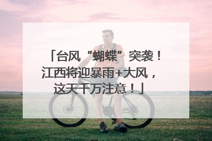 台风“蝴蝶”突袭！江西将迎暴雨+大风，这天千万注意！