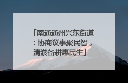 南通通州兴东街道：协商议事聚民智，清淤备耕惠民生