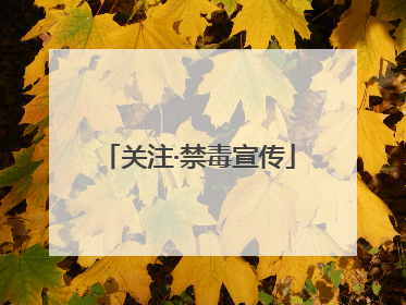 关注·禁毒宣传