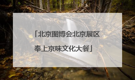 北京图博会北京展区奉上京味文化大餐