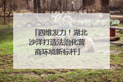 四维发力！湖北沙洋打造法治化营商环境新标杆