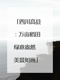 四川高县：万亩稻田绿意盎然 美景如画