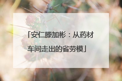 安仁滕加彬：从药材车间走出的省劳模