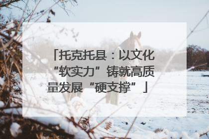 托克托县：以文化“软实力”铸就高质量发展“硬支撑”