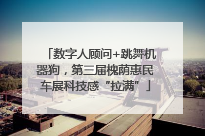 数字人顾问+跳舞机器狗，第三届槐荫惠民车展科技感“拉满”