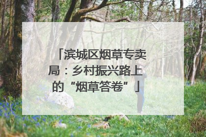 滨城区烟草专卖局：乡村振兴路上的“烟草答卷”
