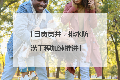 自贡贡井：排水防涝工程加速推进