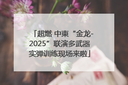 超燃 中柬“金龙-2025”联演多武器实弹训练现场来啦