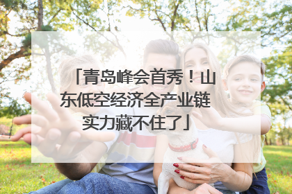 青岛峰会首秀！山东低空经济全产业链实力藏不住了