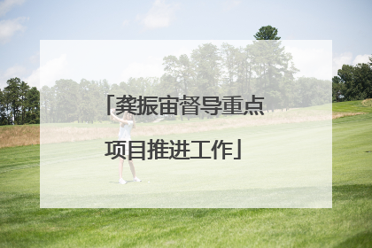龚振宙督导重点项目推进工作