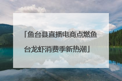 鱼台县直播电商点燃鱼台龙虾消费季新热潮