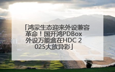 鸿蒙生态迎来外设兼容革命！国开鸿PDBox外设万能盒在HDC 2025大放异彩