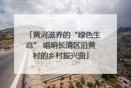 黄河滋养的“绿色生意” 唱响长清区沿黄村的乡村振兴曲