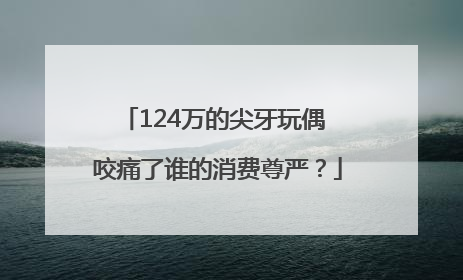 124万的尖牙玩偶 咬痛了谁的消费尊严？