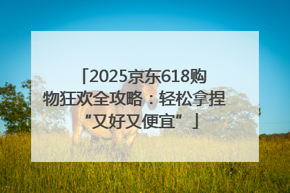 2025京东618购物狂欢全攻略：轻松拿捏 “又好又便宜”