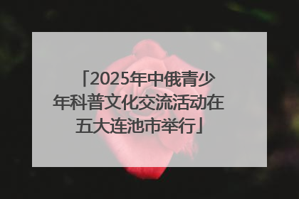 2025年中俄青少年科普文化交流活动在五大连池市举行